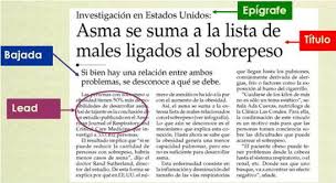 Resultado de imagen para partes de una noticia para niños
