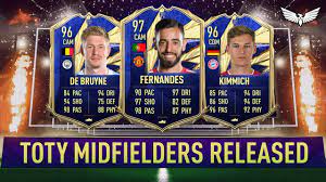 Frankly i prefered spotm bruno to toty kimmich as an attacking midfielder. Toty Midfielders Released In Packs Toty De Bruyne Bruno Kimmich Fifa 21 Ultimate Team Youtube