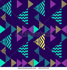 This print abstract wall art blue treepainting is packed in corrugated carton box, which can ensure that customer received the canvas painting under good condition. Seamless Pattern With Multicolor Triangle Geometric Shapes On Dark Background Retro Vintage Abstract Art Print F Geometric Shapes Seamless Patterns Geometric