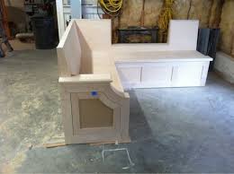 Banquettes are perfect for creating a cozy nook in a home. Help Please On Building A Banquette Might Be Biting Off More Than I Can Chew By Woodchuck4 Lumberjocks Com Woodworking Community
