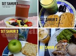 Selepas bersalin memang ramai wanita yang bising berat badan naik. 4 Set Menu Sahur Diet Sihat Boleh Kempiskan Badan Raya Nanti Mingguan Wanita