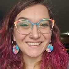 Diana McCully sent me the cutest Halloween Gift! Solid wood & colored with  Unicorn SPiT! The wood stain colors are so bright!