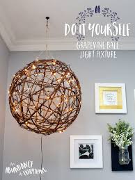 There are no better built grapevine spheres anywhere ! 18 Best Diy Home And Garden Ideas Using Sticks And Twigs For 2019 Ball Lights Diy Decor Diy Light Fixtures