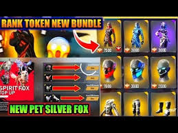 Blood demon (october 2019) the 17th elite pass of free fire is yet another japanese themed, with sets based on the red demons and samurais. Free Fire Rank Token New Bundle New Pet Silver Fox Ability Godjoker By