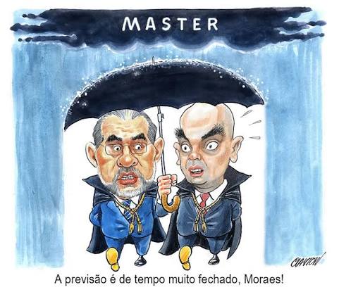 CPI do Senado para investigar Moraes e Toffoli reúne assinaturas  necessárias #charge #cartum #caricatura #editorialcartoon #politicalcartoon