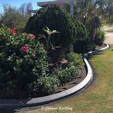 A Little Curvy Our Grey Glazed Continuous Concrete Garden Edging Kerbing Gently Curves Its Way Around Concrete Garden Edging Concrete Garden Garden Edging