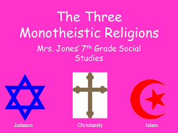 1 for the jews, abraham is the patriarch who received the covenant and bore the promised offspring that led to the twelve tribes of israel. The Three Monotheistic Religions Ppt Video Online Download