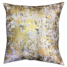 Cloud9 Design Sona Sona01j Gdsv 22x22 Decorative Pillow Wool Viscose Pillow With Gold And Silver Gold Decorative Pillows Gold Throw Pillows Silver Pillows