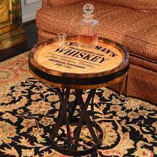 The unfinished ones are raw and straight out of production. 10 Great Whiskey Barrel Tables You Can Buy Or Diy All Gifts Considered