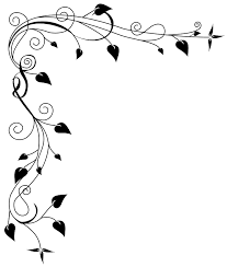 Black And White Flower Border Clipart Clipart Library Free Clip Art Borders Flower Border Clipart Flower Border