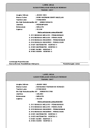 Calon wajib menduduki semua kertas peperiksaan bagi mata pelajaran yang didaftar. Label Meja Upsr 2017