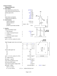 Check spelling or type a new query. Perhitungan Pondasi Telapak