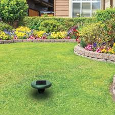 The range of detection is almost up to 30 feet. Solar Pest Repeller Sunforce Products Inc