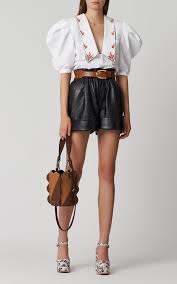 Click Product To Zoom In 2020 Fashion Leather Shorts Leather Shorts Outfit
