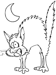 Cute cat witch out of a pumpkin. Halloween Cat Coloring Pages Best Coloring Pages For Kids Halloween Coloring Pages Cat Coloring Page Monster Coloring Pages