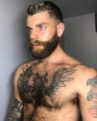 Beardburnme Mens Hairstyles Thick Hair Beard Tattoo Hair And Beard Styles