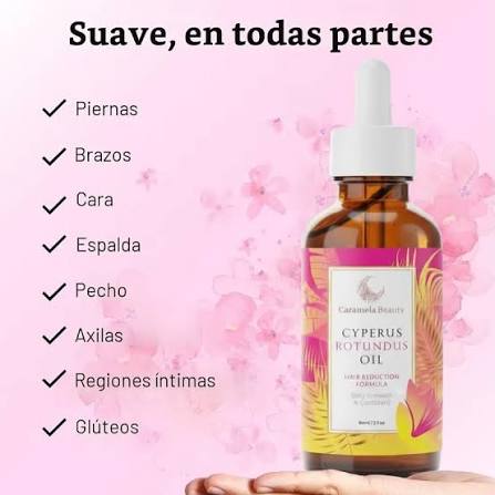 ✨ Cyperus Rotundus Oil – Caramela Beauty ✨ Consigue una piel más suave por  más tiempo. 💖 Este aceite ayuda a retrasar el crecimiento del vello  después de la depilación, mientras hidrata,