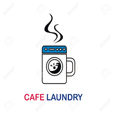 The most common laundry logo material is fabric. Cafe Laundry Logo Design Royalty Free Cliparts Vectors And Stock Illustration Image 124536066