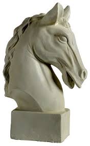 Cyprian horse figurine alcott hill wayfair north america $ 248.60. Horse Head Statue 10 5 X6 X16 Contemporary Decorative Objects And Figurines By Fantastic Decor Llc Houzz