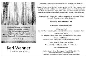 From fruit cups to indulgent sweets! Traueranzeigen Von Karl Wanner Kreiszeitung Boblinger Bote