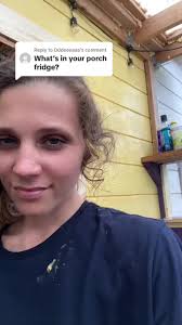 Fridge Wood Pile Porch