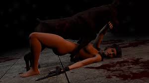 Zombie dog fucks Jill body - *Necro Warning*