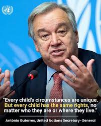 Every child's circumstances are unique. But every child has the same  rights, no matter who they are or where they live. #WorldChildrensDay