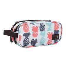 Bond Street Pencil Case 2 Compartments With Zippered Closure