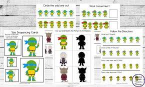 Check spelling or type a new query. Ninja Turtles Printable Pack Simple Living Creative Learning