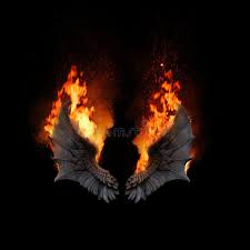 Über 80% neue produkte zum festpreis. Burning Angel Dragon Wings Dark Atmospheric Mood Fantasy Background Stock Photo Image Of Brand Angel 161013446