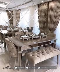 Mirrors In Home Create Spaces Appear Larger Mirrors Offer A Tactful Stylish Way To Hide Imperfectio Luxury Dining Room Living Room Mirrors Dinning Room Decor
