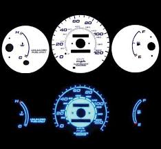 96 00 Honda Civic Cx Dx No Tach Mt Blue Indiglo El Gauges White By High Performance Parts 32 00
