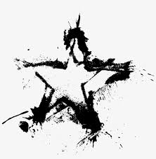 I splatter stars with white acrylic paint. Ftestickers Star Grunge Paint Drops Splash Stamp Art Grunge Star Png Transparent Png 1046x1024 Free Download On Nicepng