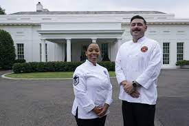 Jill Biden hosts military chefs crowned 'Chopped' champs for guest stint in  White House Navy Mess 