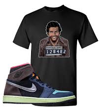 Match the banned 1s jordan retro with mens. Air Jordan 1 Retro High Og Bio Hack T Shirt Black Escobar Illustr Cap Swag