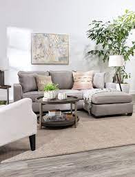 Egan Ii Cement 93 Sofa With Reversible Chaise In 2021 Living Room Decor Apartment Farm House Living Room Small Living Room Decor