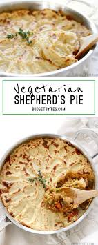 Vegetarian Shepherd S Pie Step By Step Photos Budget Bytes Recipe Recipes Vegetarian Vegan Recipes Vegetarian Recipes