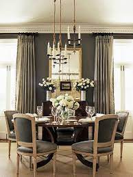 Decorating With Color Deep Toned Walls Grey Dining Room Grey Dining Elegant Dining