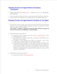 Appointment letter is an official document executed in a recruitment process. Tax Agent Appointment Letter Templates At Allbusinesstemplates Com