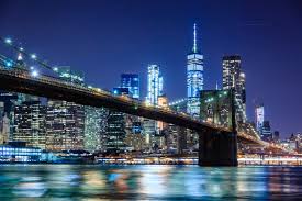 Take a glimpse into the homes and lives of new yorkers in the 1950's. Beautiful View New York City Wallpaper Night Brooklyn Bridge Ney York City Skyline 2250x1500 Wallpaper Teahub Io