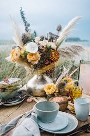 These diy centerpieces and french style table. 22 Ideas For An Elevated Beach Wedding Martha Stewart