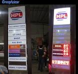Outdoor Advertising Pylon Gas Station Sign Board - LED Gas ...