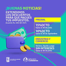El calendario tributario para el ejercicio 2021 es una guía para conocer los detalles de los trámites que debe realizar con el departamento administrativo de hacienda. Se Amplian Los Plazos Para Los Descuentos En Los Impuestos Municipales