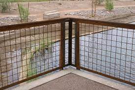 Fence It In On Pinterest Metal Fences Fencing And Corrugated Wire Deck Railing Deck Railings Deck Railing Design