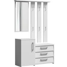 Sélection des nouveautés de la semaine. Serna Meuble Vestiaire D Entree Porte Manteau Miroir Armoire A Chaussures 6 Crochets 180x99x36 Cm Grand Miroir Blanc Achat Vente Meuble D Entree Serna Meuble Vestiaire Cdiscount