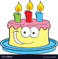 Birthday Cake With Lots Of Candles Cartoon Cartoon Cake With Candles Vector Image On Vectorstock Cartoon Cake Cartoon Birthday Cake Birthday Cartoon