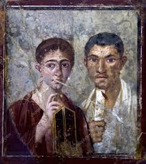 Ancient Roman fresco from Pompeii – Stock Editorial Photo © vkorost  #86149546