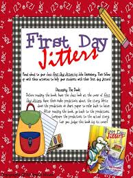 Free Sample From First Day Jitters Back To School Activity Unit First Day Jitters School Activities Beginning Of School