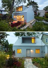 Superkul Designed The Gradient House A Contemporary Laneway House Addition To An Existing House In Kensington M Backyard House Carriage House Apartments House