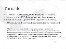Distilled lessons from building microservices powering slang labs platform. Tornado Web Server Internals Speaker Deck